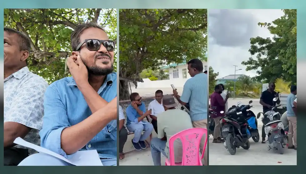 މީދޫގައި ކުރިއަށް ގެންދިޔަ ހާލު ކިހިނެތް ޕްރޮގްރާމްގެ ޝޫޓިން ކުރިއަށް ދަނިކޮށް ޕީއެންސީއަށް ނިސްބަތްވާ ބަޔަކު އެސަރަހައްދަށް ގޮސް އަޑު ގަދަކުރަނީ