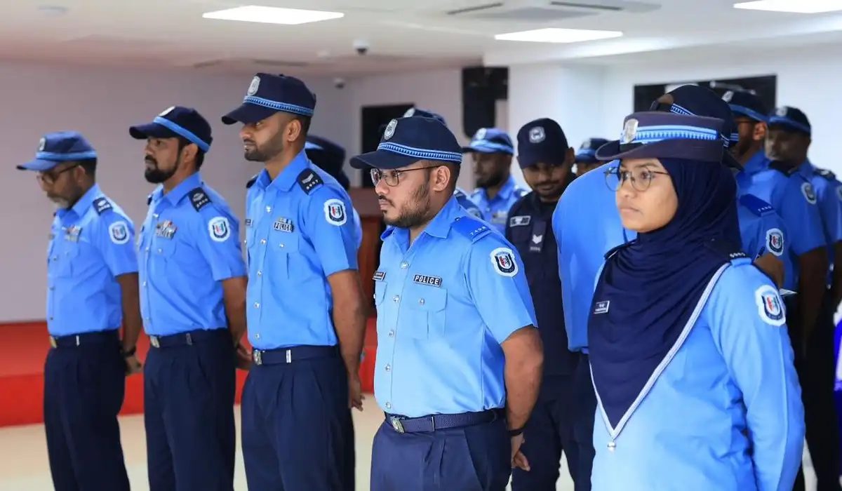 ފުލުހުން ބައިވެރިވާ ބައިނަލްއަގުވާމީ އޮޕަރޭޝަން '' އޮޕަރޭޝަން ފްރޮންޓިއަރ+ III '' ގައި ހަރަކާތްތެރިވާ ފުލުހުން.