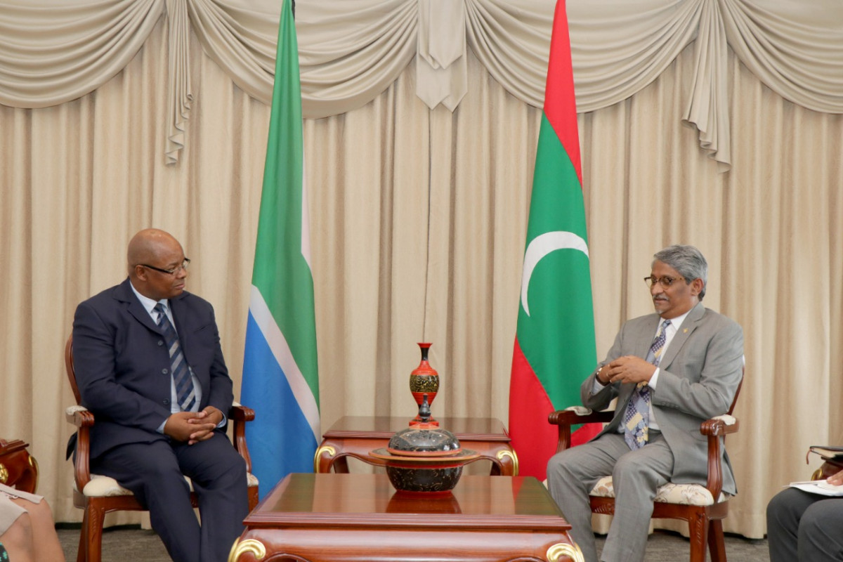 Newly appointed Non-Resident High Commissioner of South Africa to Maldives calls on Minister of State for Foreign Affairs
