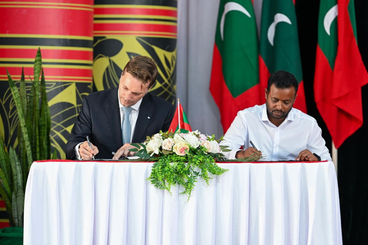 The MoU was signed during the meeting President Muizzu held with Villingili residents on Thursday