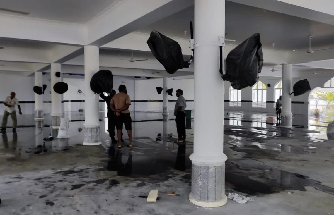 ކުޅުދުއްފުށީގެ ހުކުރު މިސްކިތަށް ގެއްލުން ދީފައި