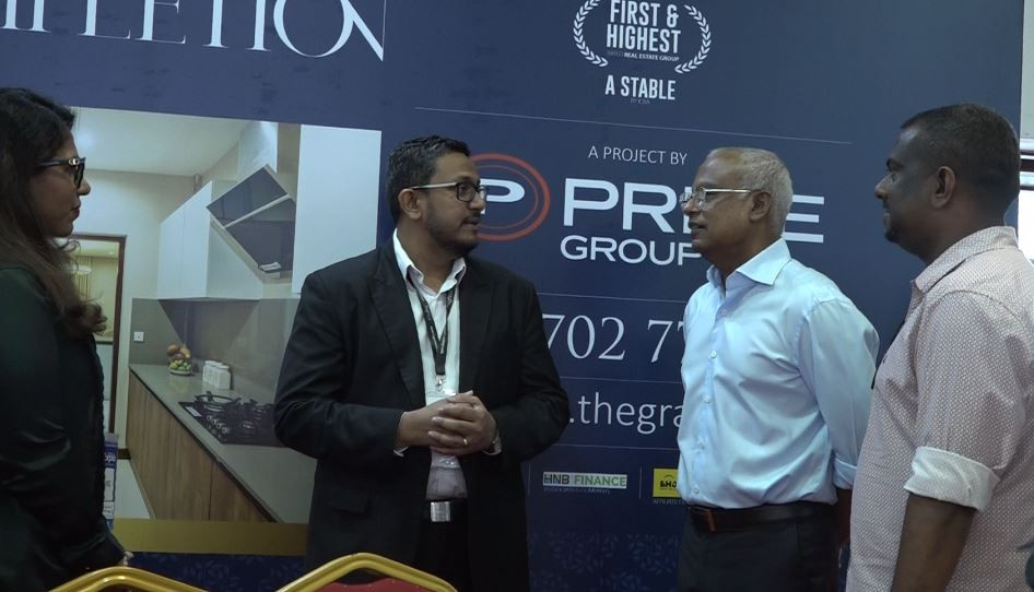 ރައީސް، ލިވިންގ އެކްސްޕޯއަށް ޒިޔާރަތްކުރެއްވުން