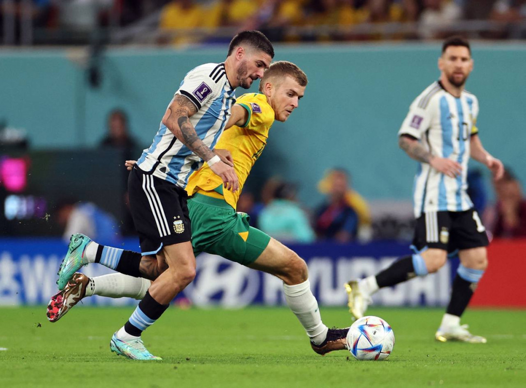 އޮސްޓްރޭލިޔާ އަދި އާޖެންޓީނާ ކުޅުނު މެޗުގެ ތެރެއިން - ފޮޓޯ: ރޮއިޓާސް