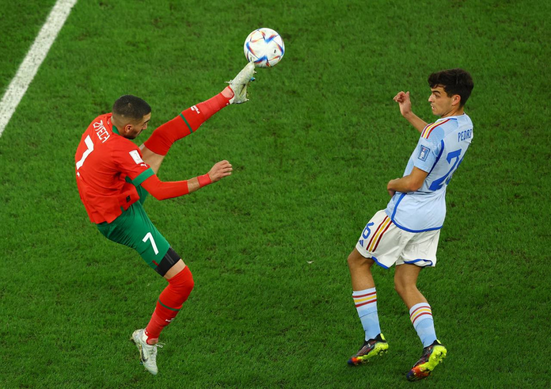 މޮރޮކޯ އަދި ސްޕެއިން ކުޅުނު މެޗުގެ ތެރެއިން - ފޮޓޯ: ރޮއިޓާސް