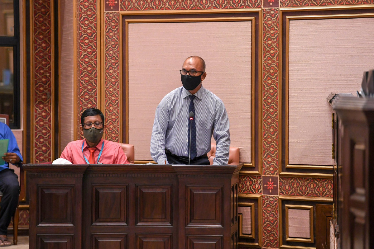 ރައްޔިތުންގެ މަޖިލީހުގެ 2020 ވަނަ އަހަރުގެ ދެވަނަ ދައުރުގެ 9 ވަނަ ޖަލްސާގެ ތެރެއިން -- ފޮޓޯ: ރައްޔިތުންގެ މަޖިލިސް