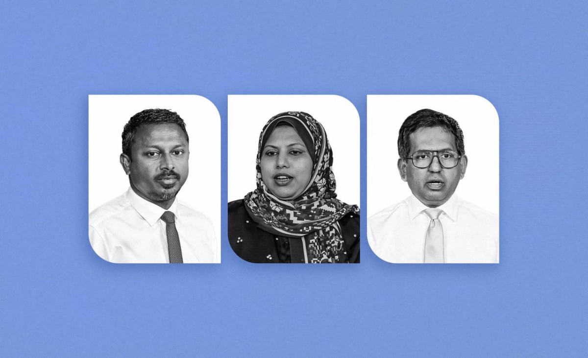 ސަރުކާރުގެ އިސް ތަރުޖަމާނު ހީނާ ވަލީދު، އިޤްތިޞާދީ ވަޒީރު މުޙައްމަދު ސައީދު އަދި ބަންޑާރަ ނައިބު އަޙުމަދު އުޝާމް