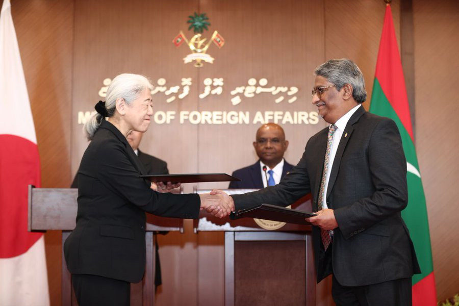 ރާއްޖެއާ ޖަޕާނާ ދެމެދު އެއްބަސްވުންތައް ބަދަލުކުރެއްވުން