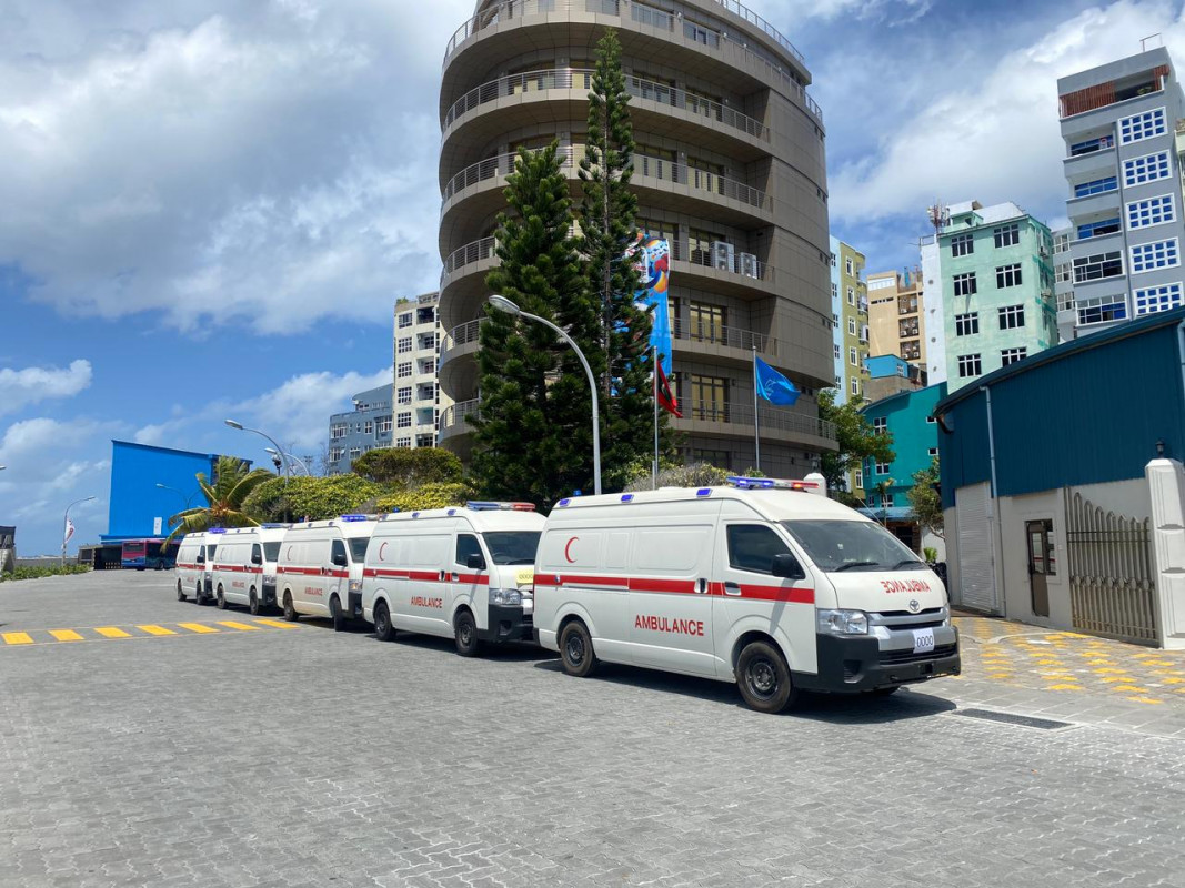 އެސްޓީއޯ މެދުވެރިކޮށް ގެނެސްފައިވާ އެމްބިއުލާންސްތައް