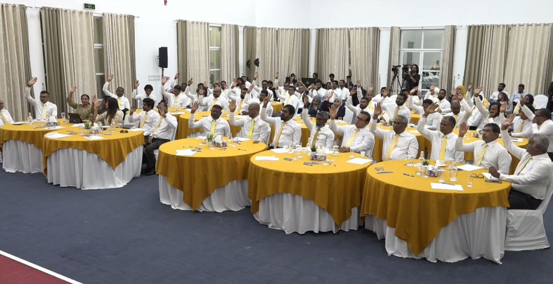 އެމްޑީޕީގެ ޤައުމީ މަޖިލީހުގެ ބައްދަލުވުމުގެ ތެރެއިން