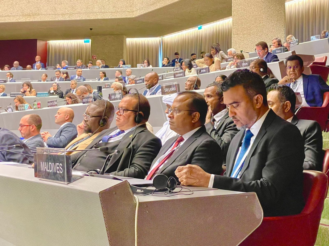 Speaker Aslam addressed the 148th IPU Assembly in Geneva on March 24