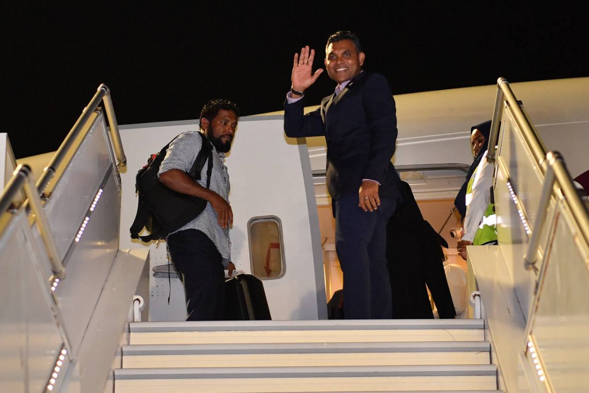 Vice President Faisal Naseem departed to Saudi Arabia as Amir al-Hajj on Thursday