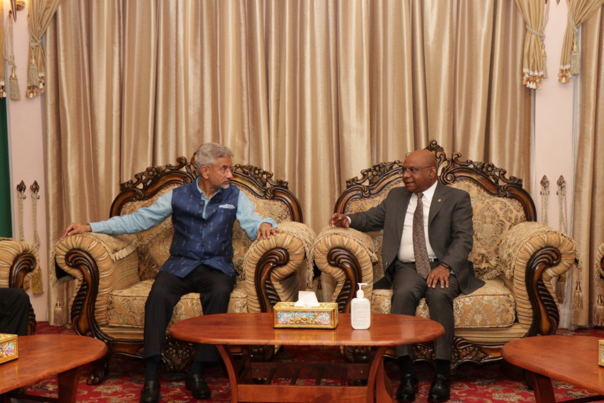 India's External Affairs Minister Dr. S Jaishankar was welcomed by FM Shahid