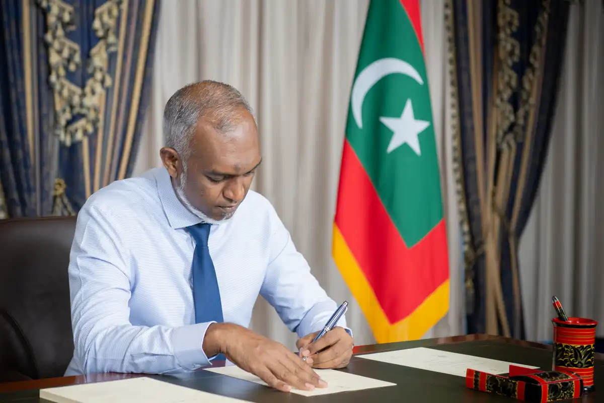 President Dr. Mohamed Muizzu.