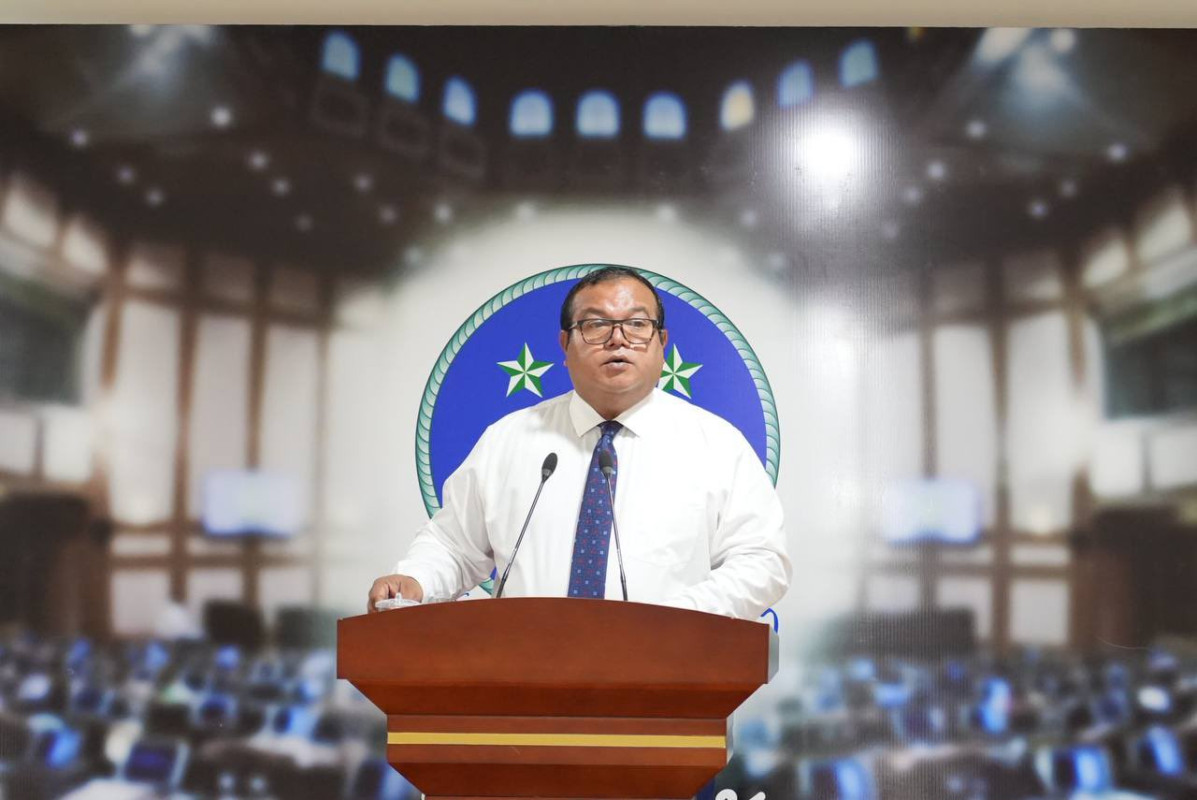 އެމްޑީޕީގެ ޕާލިމަންޓަރީ ގްރޫޕްގެ ލީޑަރު، ހިތަދޫ އުތުރު ދާއިރާގެ މެންބަރު މުހައްމަދު އަސްލަމް