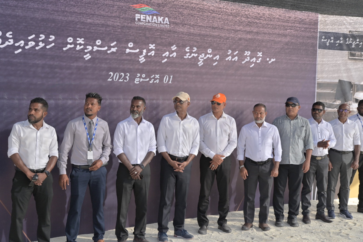The President inaugurates FENAKA office and powerhouse on Sh. Goidhoo Island and water supply network on Sh. Kanditheemu Island