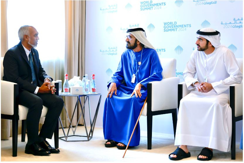 ދުބާއީގެ ވެރިޔާއާ ރައީސުލްޖުމްހޫރިއްޔާ ބައްދަލުކުރެއްވުން