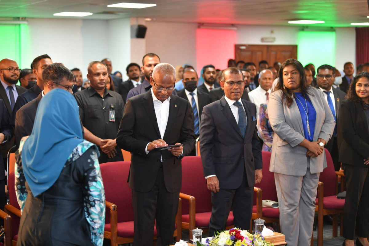 President Ibrahim Mohamed Solih inaugurated the ‘Judicial Year 2022’