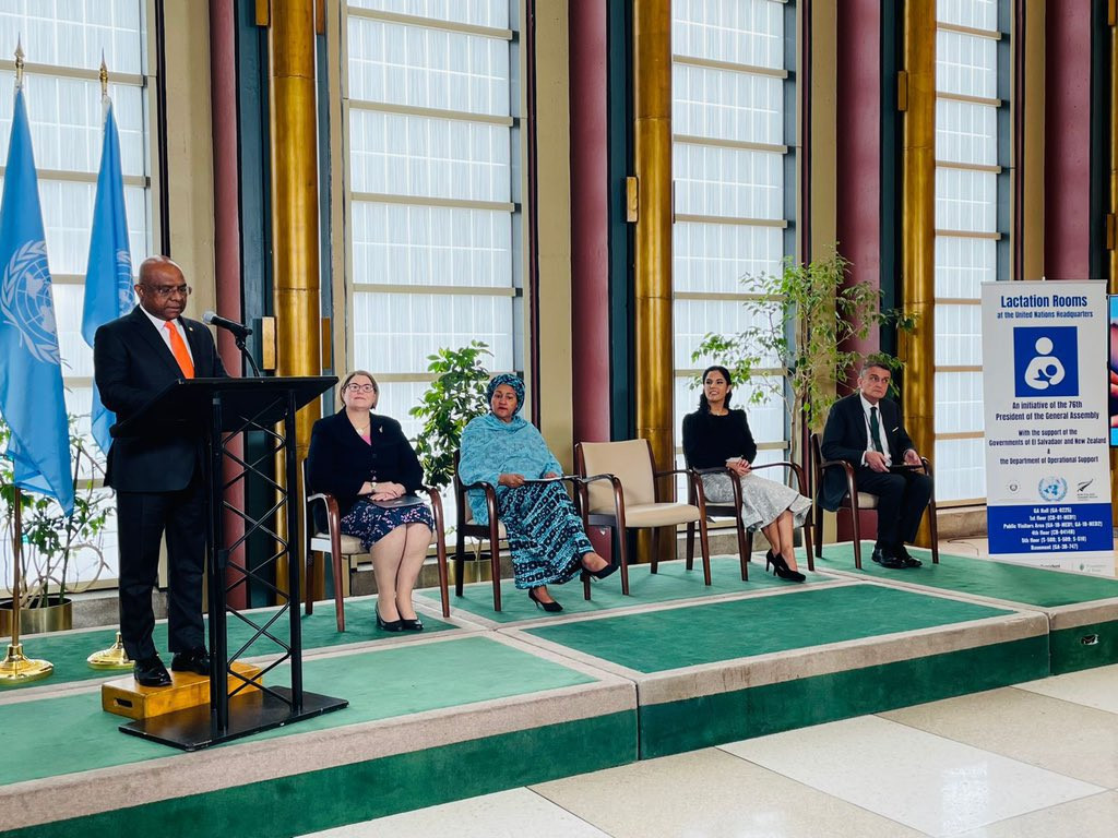 PGA Shahid's speech at the inauguration ceremony of nine lactation rooms at the United Nations
