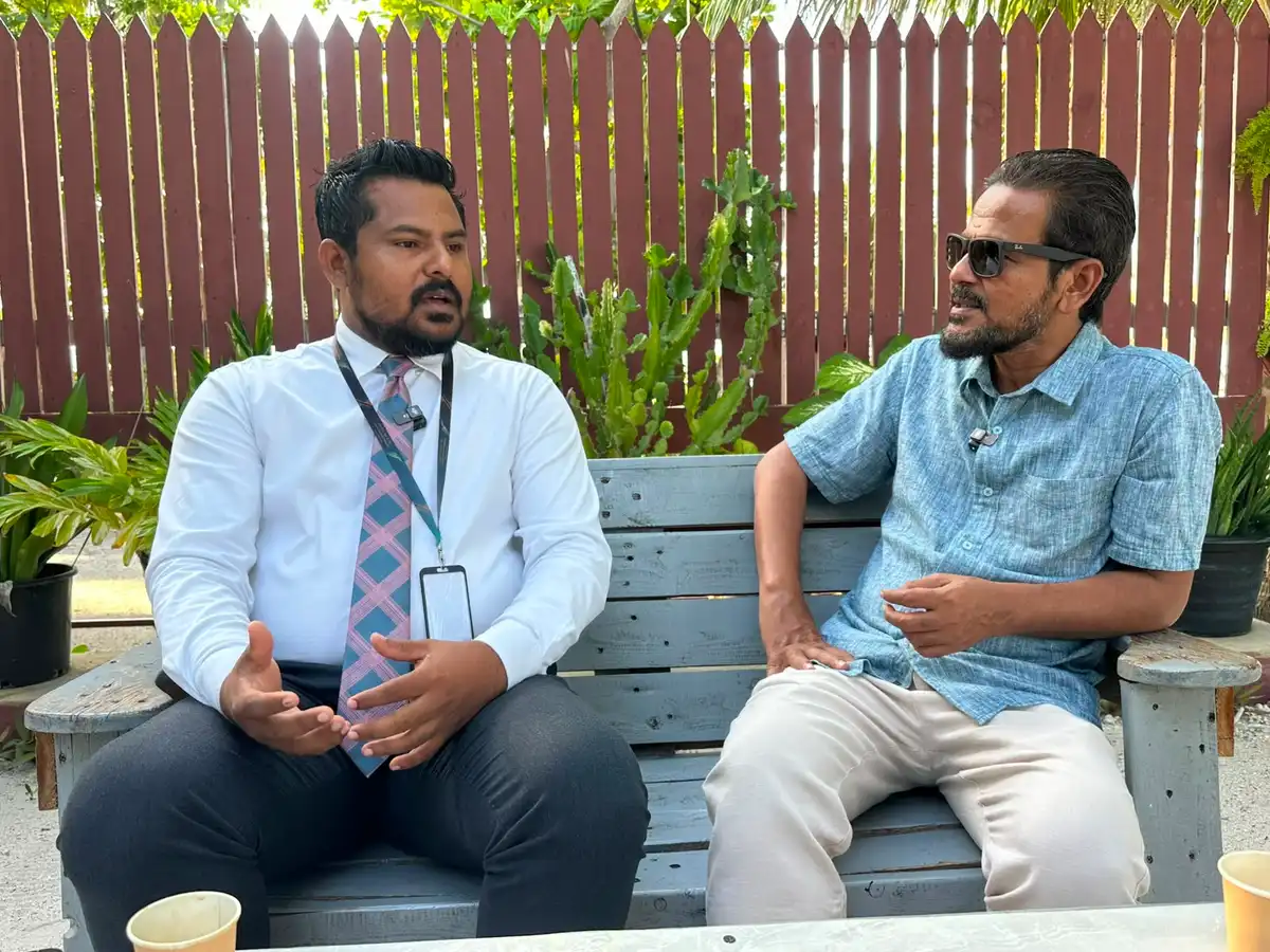 Afsal Jaufar, President of the Gan Island Council.