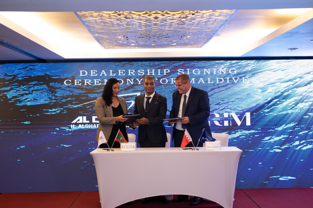 ހޮޓެލްސް އެންޑް ރިޒޯޓް އިންވެސްޓްމެންޓްސް އޮފް މޯލްޑިވްސް އާއި ބަހްރެއިންގެ އެޗް އަލް ދާއެން ބޯޓްސް ޑަބްލިއުއެލްއެލް އެއްބަސްވުމެއްގައި ސޮއިކުރުން