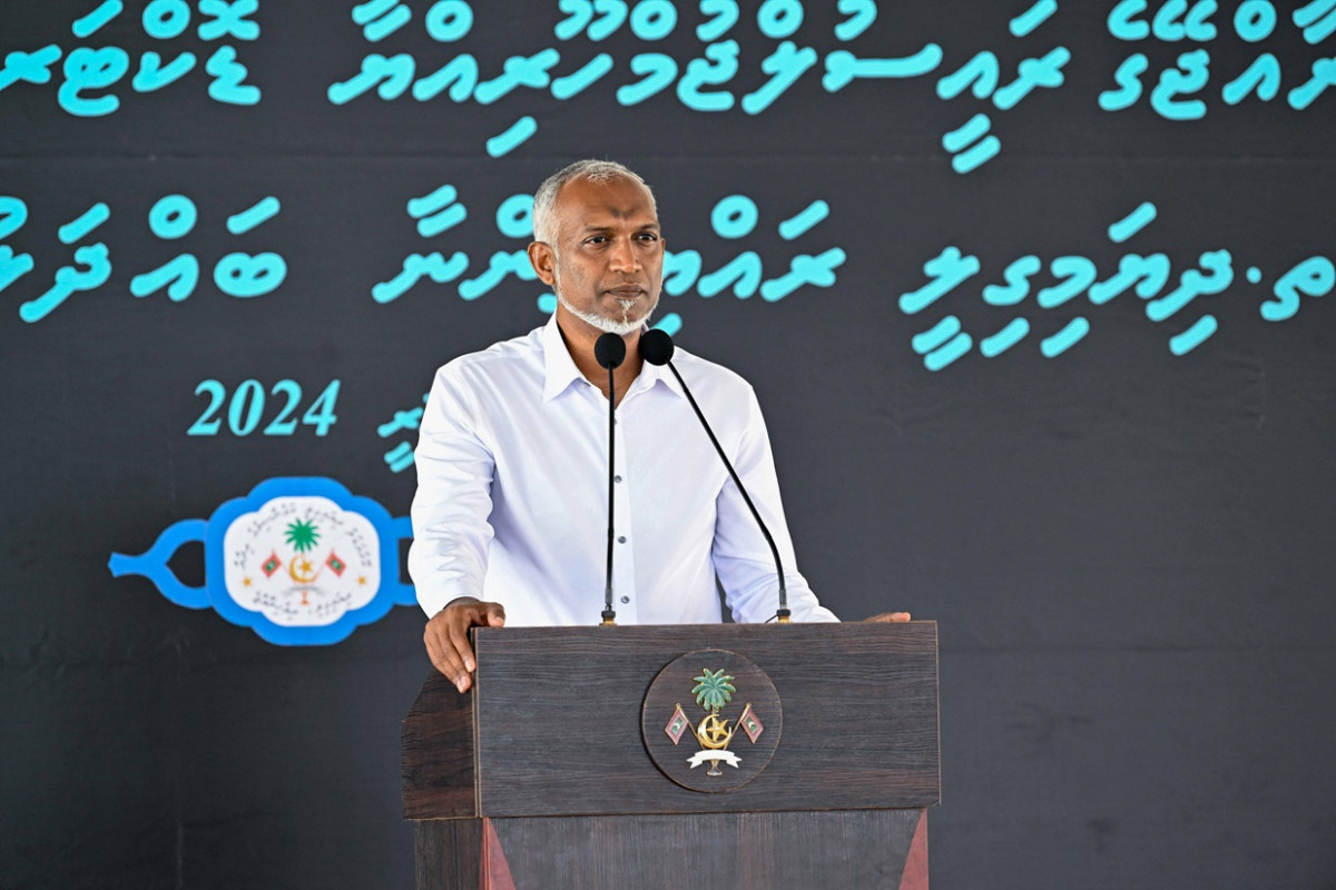The president pledged to implement all development activities planned for the island, while speaking to residents on Tuesday