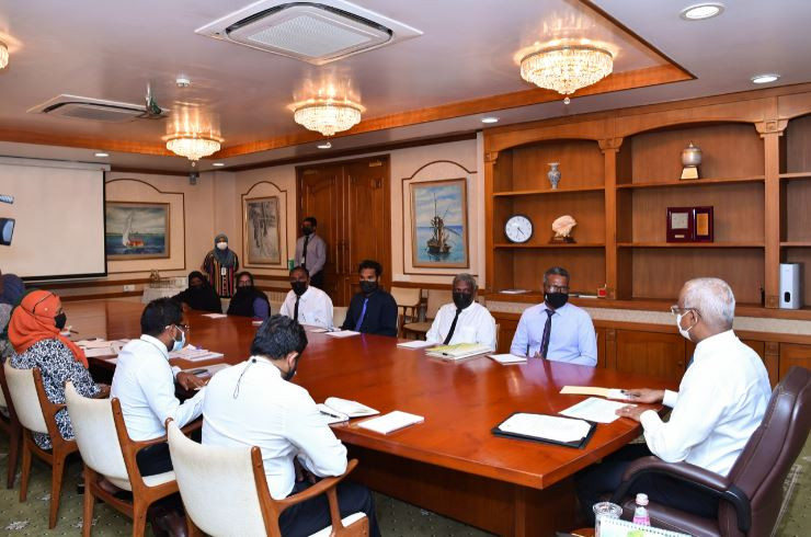 President meets with A.Dh Omadhoo Council: Council acknowledges that was the first opportunity to meet with a President