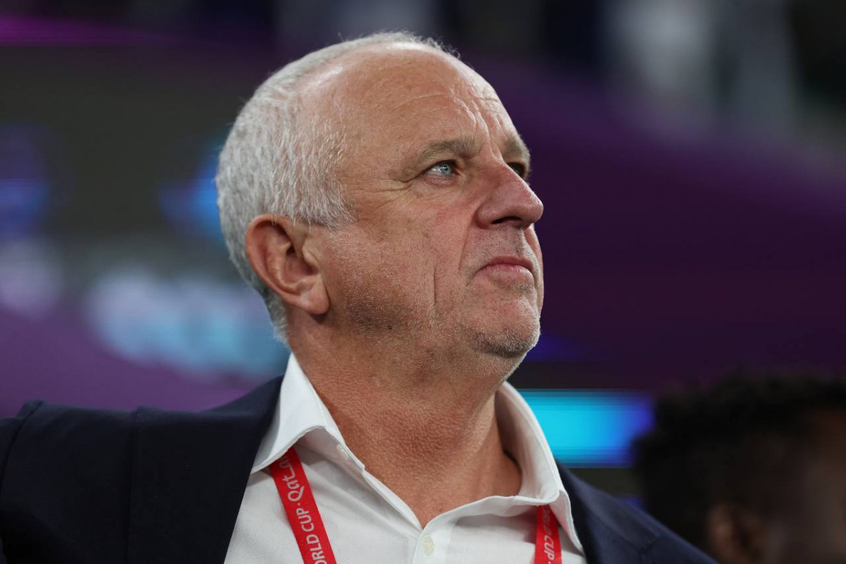 ފްރާންސް އަދި އޮސްޓްރޭލިޔާ ކުޅުނު މެޗުގެ ތެރެއިން، އޮސްޓްރޭލިޔާގެ ކޯޗު އާނޯލްޑް - ފޮޓޯ: ރޮއިޓާސް