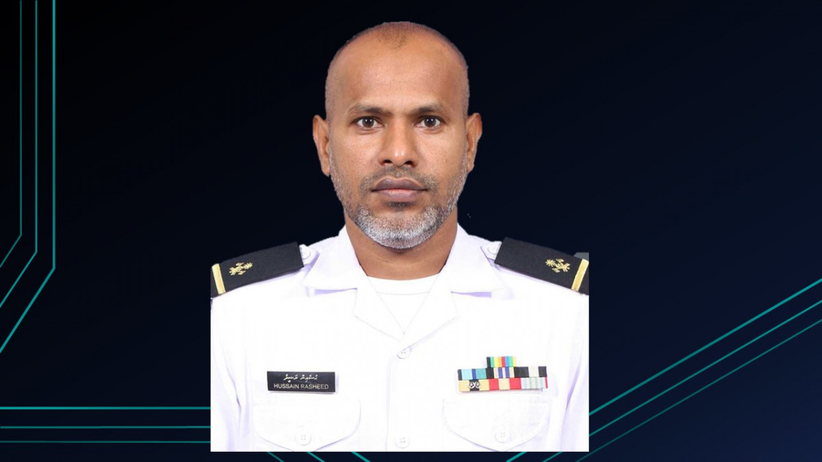 MNDF's information officer Major Hussain Rasheed
