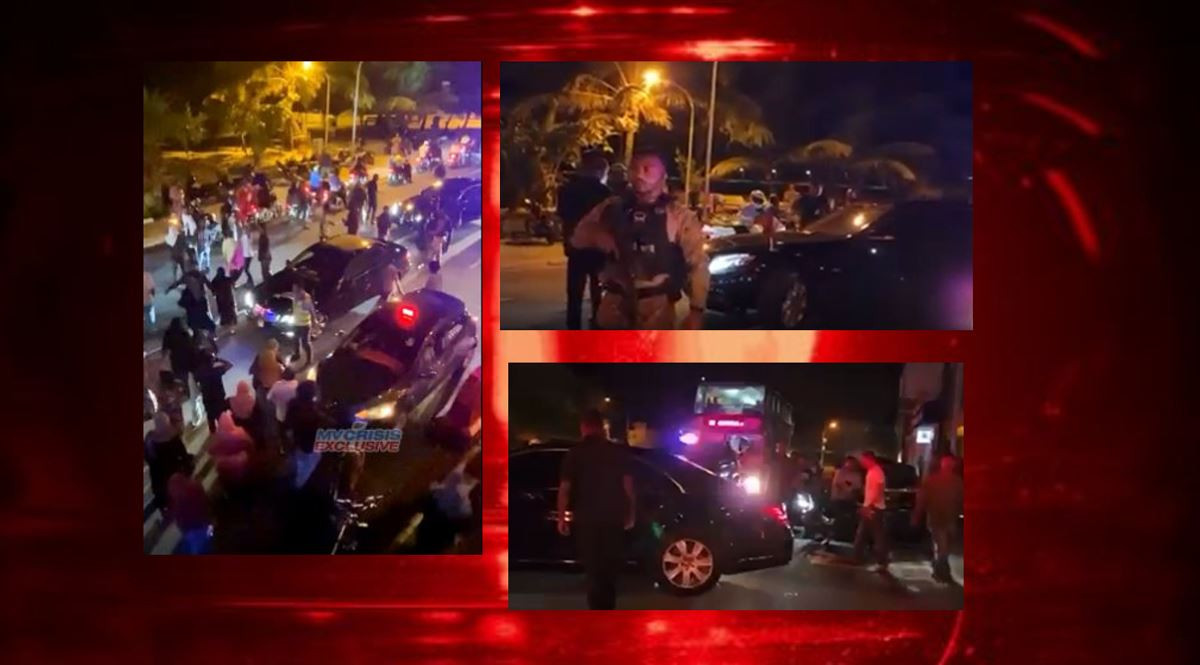 ރައީސުލްޖުމްހޫރިއްޔާ އިބްރާހީމް މުޙައްމަދު ޞާލިހު ދަތުރުކުރައްވަމުން ގެންދަވަނިކޮށް އެމަނިކުފާނުގެ މޮޓޯކޭޑަށް ވަނީ ހުރަސް އަޅާފައި