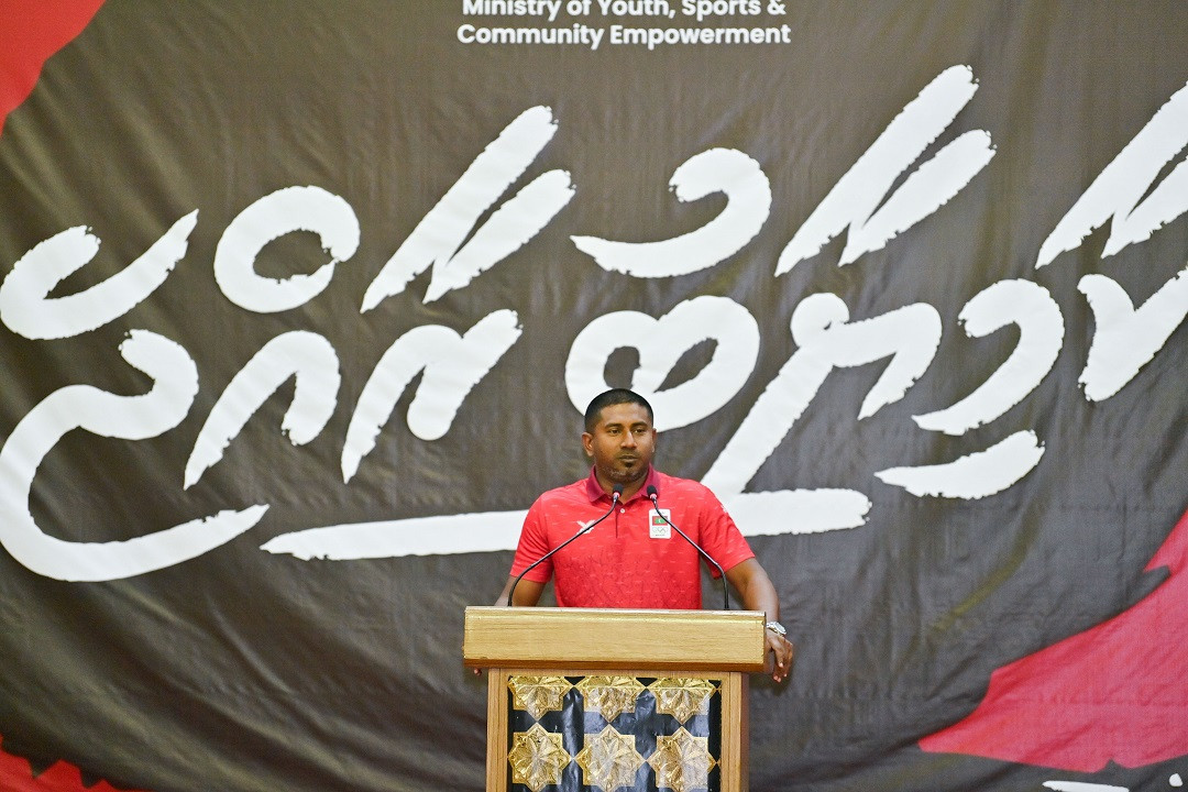 މިނިސްޓަރ އޮފް ޔޫތު ސްޕޯރޓްސް އެންޑް ކޮމިއުނިޓީ އެމްޕަވަރމެންޓް، އަހްމަދު މަޚްލޫފް - ފޮޓޯ: ރައީސް އޮފީސް