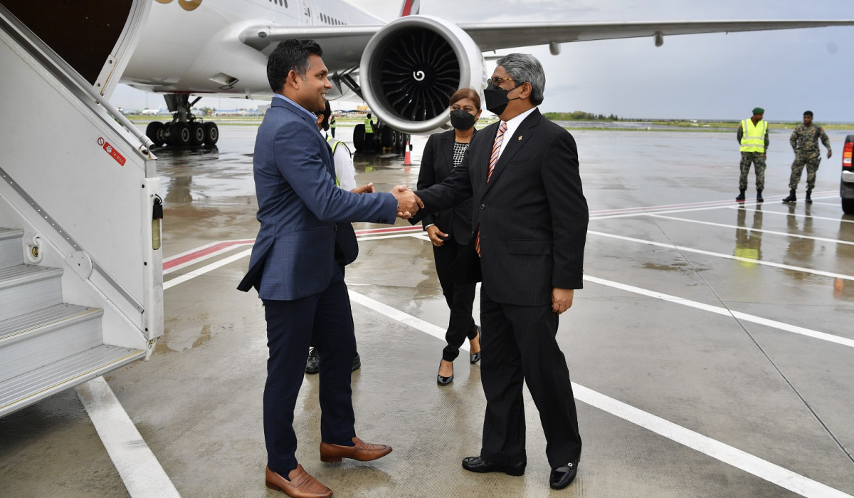 The Vice President returns from an official visit to New York