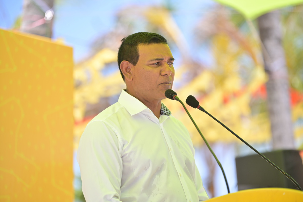 އެމްޑީއޭގެ ލީޑަރ އަހުމަދު ސިޔާމް މުހައްމަދު ވާހަކަދައްކަވަނީ