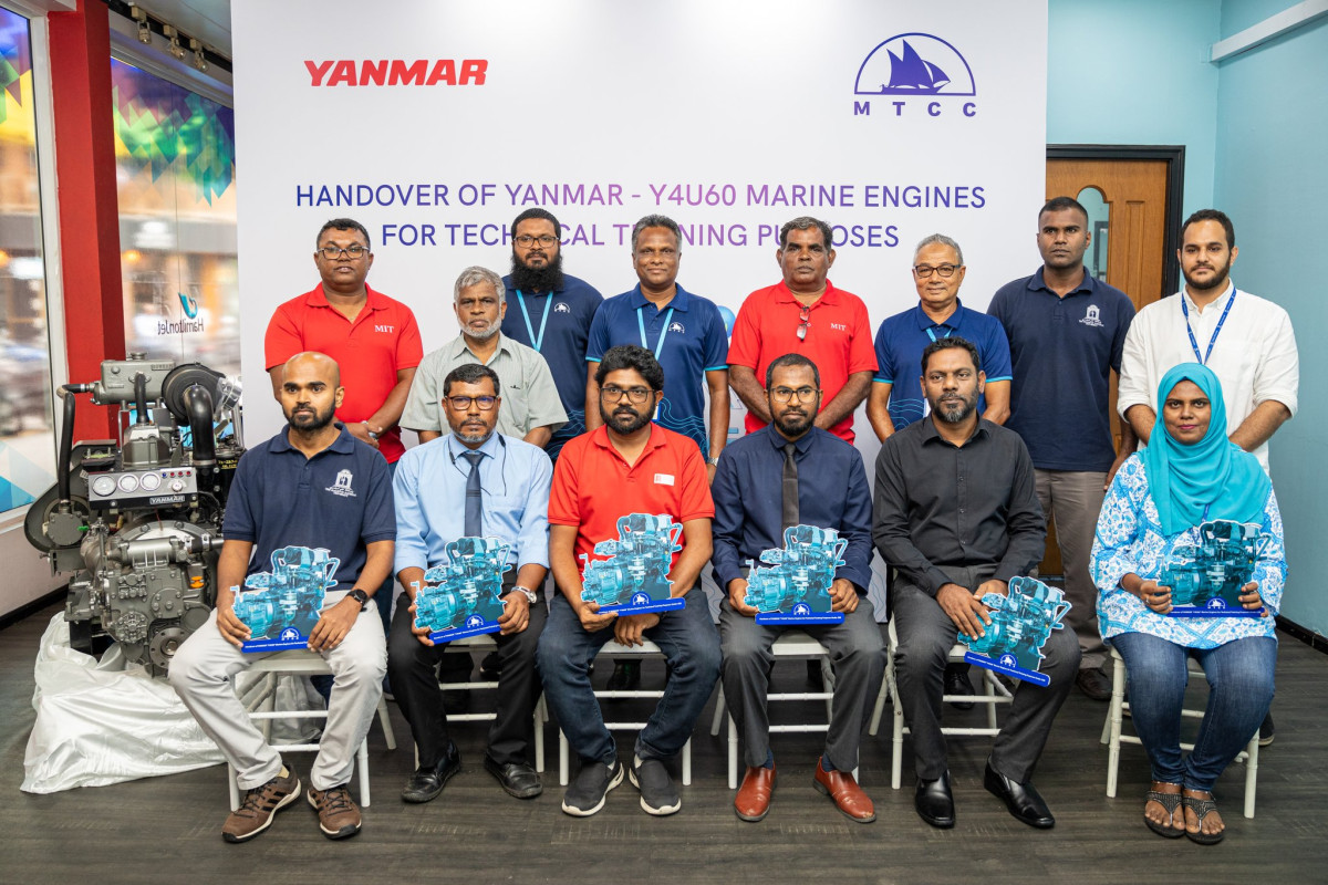 އެމްޓީސީސީގެ އިޖުތިމާޢީ ޒިންމާ (ސ.ީއެސ.ްއާރް) ގެ ދަށުން “60U4Y “ގެ 11 އިންޖީނު ދިވެހިރާއްޖޭގެ ޓްރޭނިންގ އިންސްޓިޓިއުޓްތަކަށް ހަދިޔާކުރުން