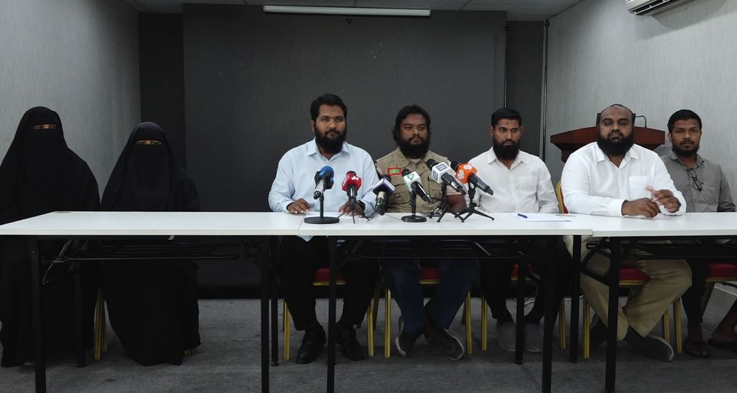 A press conference held by IAC members earlier