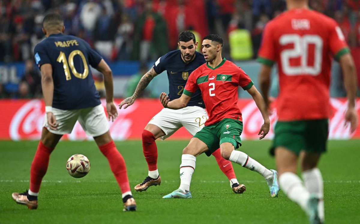 ފްރާންސް އަދި މޮރޮކޯ ކުޅުނު މެޗުގެ ތެރެއިން - ފޮޓޯ: ރޮއިޓާސް