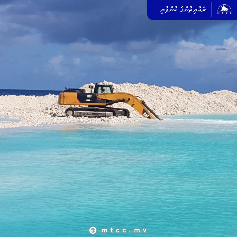 ރ. އަނގޮޅިތީމު ބަނދަރުގެ މަސައްކަތުގެ 12 އިންސައްތަ މަސައްކަތް ވަނީ ނިމިފައި