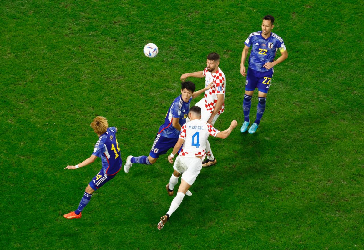 ޖަޕާން އަދި ކްރޮއޭޝިއާ ބައްދަލު ކުރި މެޗުގެ ތެރެއިން - ފޮޓޯ/ ރޮއިޓާސް