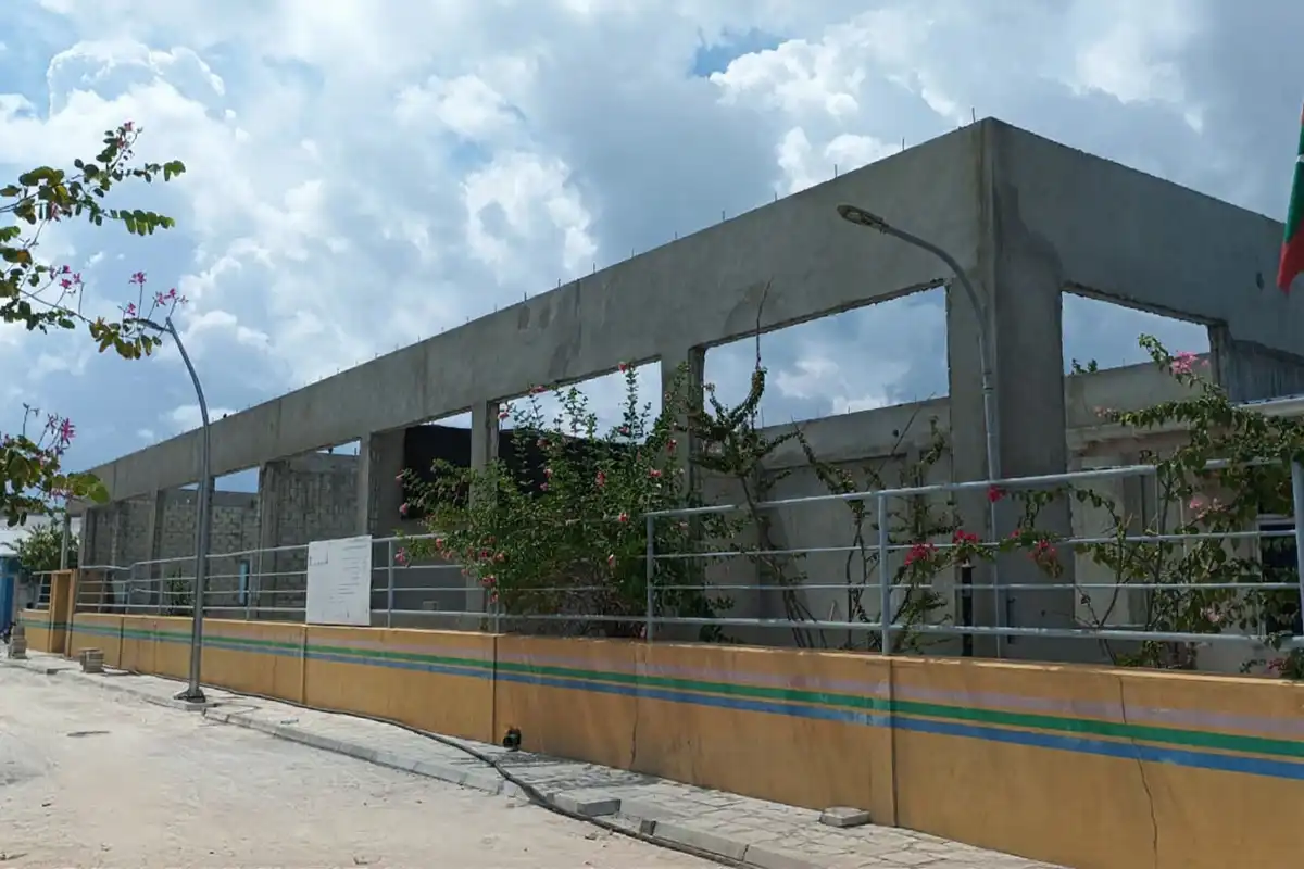 ނ. ވެލިދޫގައި އިމާރާތް ކުރަން ފަށާފައިވާ ޖޫނިއަރ ކޮލެޖް