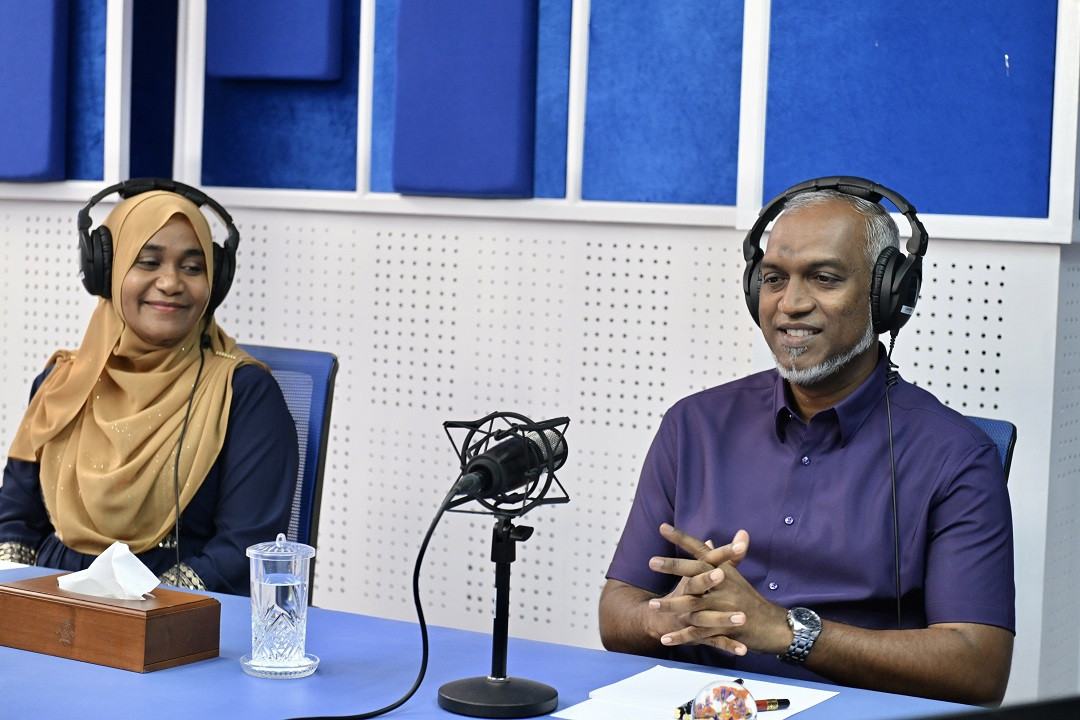 President Dr. Mohamed Muizzu and First Lady Sajidha Mohamed