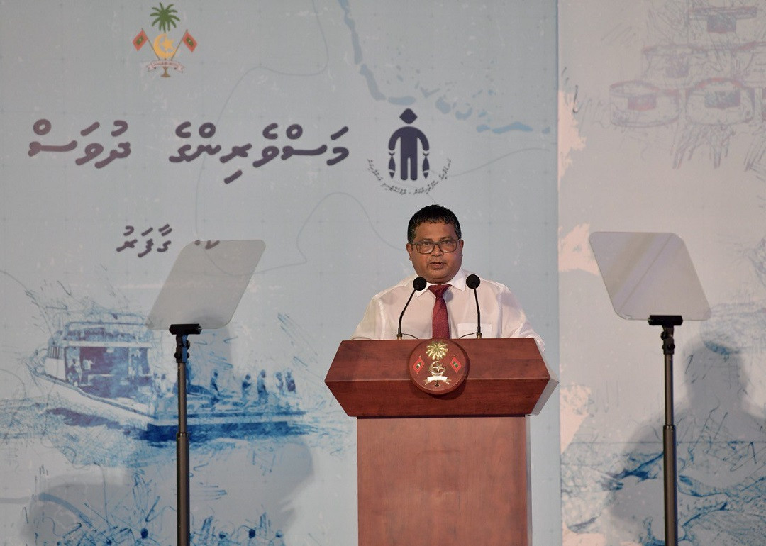 މިނިސްޓަރ އޮފް ފިޝަރީޒް، މެރިން ރިސޯސަސް އެންޑް އެގްރިކަލްޗަރ ޑރ. ހުސައިން ރަޝީދު ހަސަން ވާހަކަފުޅުދައްކަވަނީ