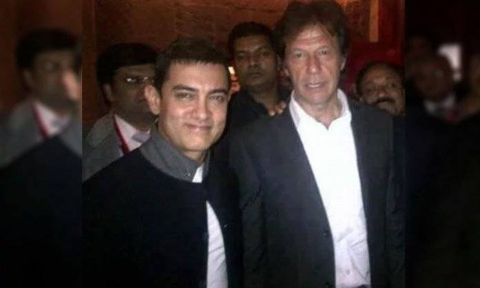 ޕާކިސްތާނުގެ ސިޔާސީ ޝަޚްސު އަދި ކުރީގެ ކުރިކެޓް ކެޕްޓަން އިމްރާން ޚާން އާއި އިންޑިއާގެ މަޝްހޫރު ފިލްމީ ތަރި އާމިރު ޚާން