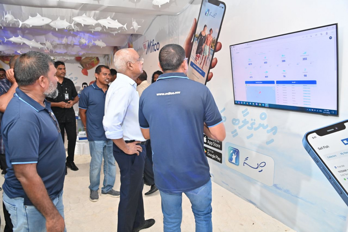 President Ibrahim Mohamed Solih visited the Fisheries Expo
