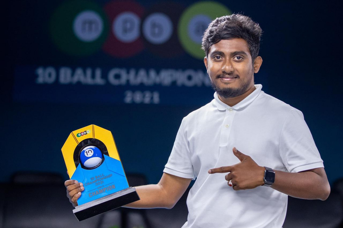 ރާއްޖޭގެ އެއްވަނަ ބިލިއާޑް ކުޅުންތެރިޔާ ޝާޒް