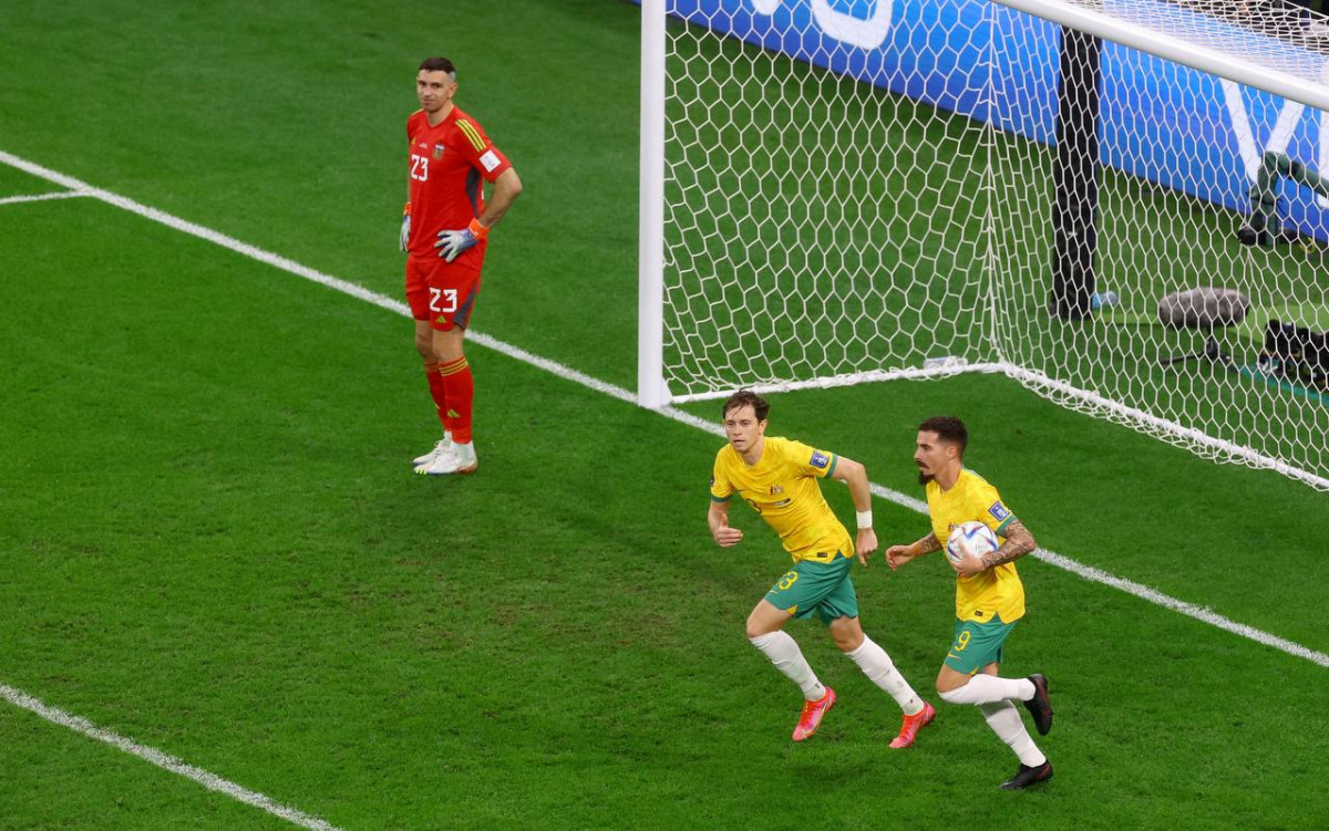 އޮސްޓްރޭލިޔާ އަދި އާޖެންޓީނާ ކުޅުނު މެޗުގެ ތެރެއިން - ފޮޓޯ: ރޮއިޓާސް