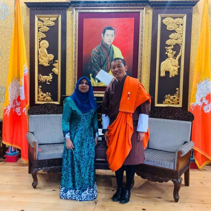 Didi paid a courtesy call on Prime Minister of Bhutan on Thursday