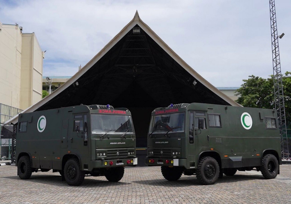 އިންޑިއާ އަސްކަރިއްޔާއިން އެމްއެންޑީއެފްއަށް ހަދިޔާ ކުރި 2 އެމްބިއުލާންސް