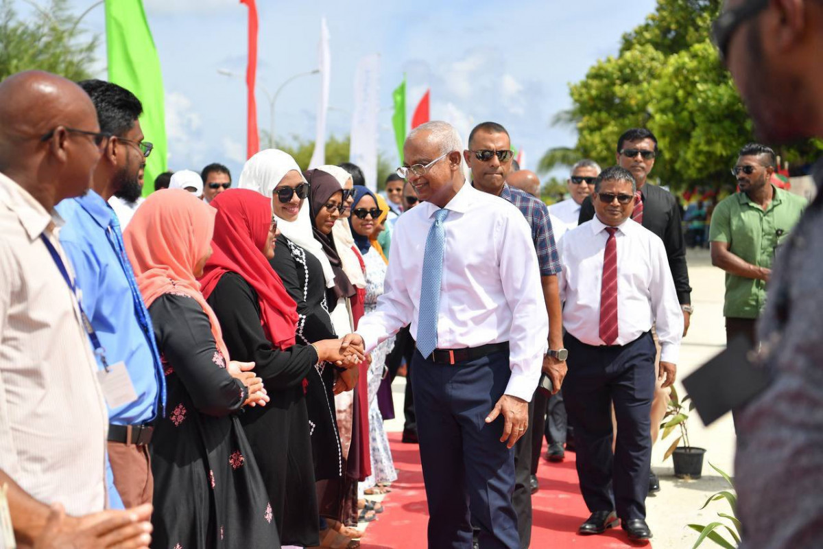 ގދ. ފަރެސްމާތޮޑާއިން ރައީސަށް މަރުހަބާ ދެންނެވުން