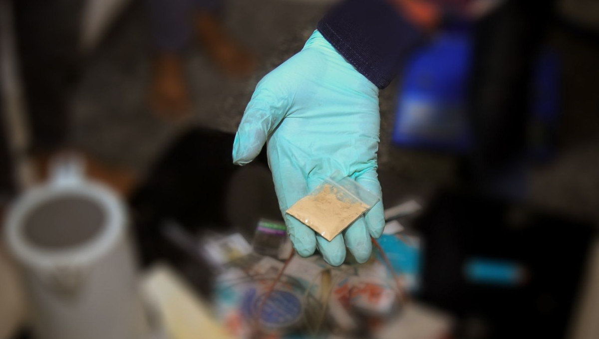 Drugs confiscated by officers during an operation