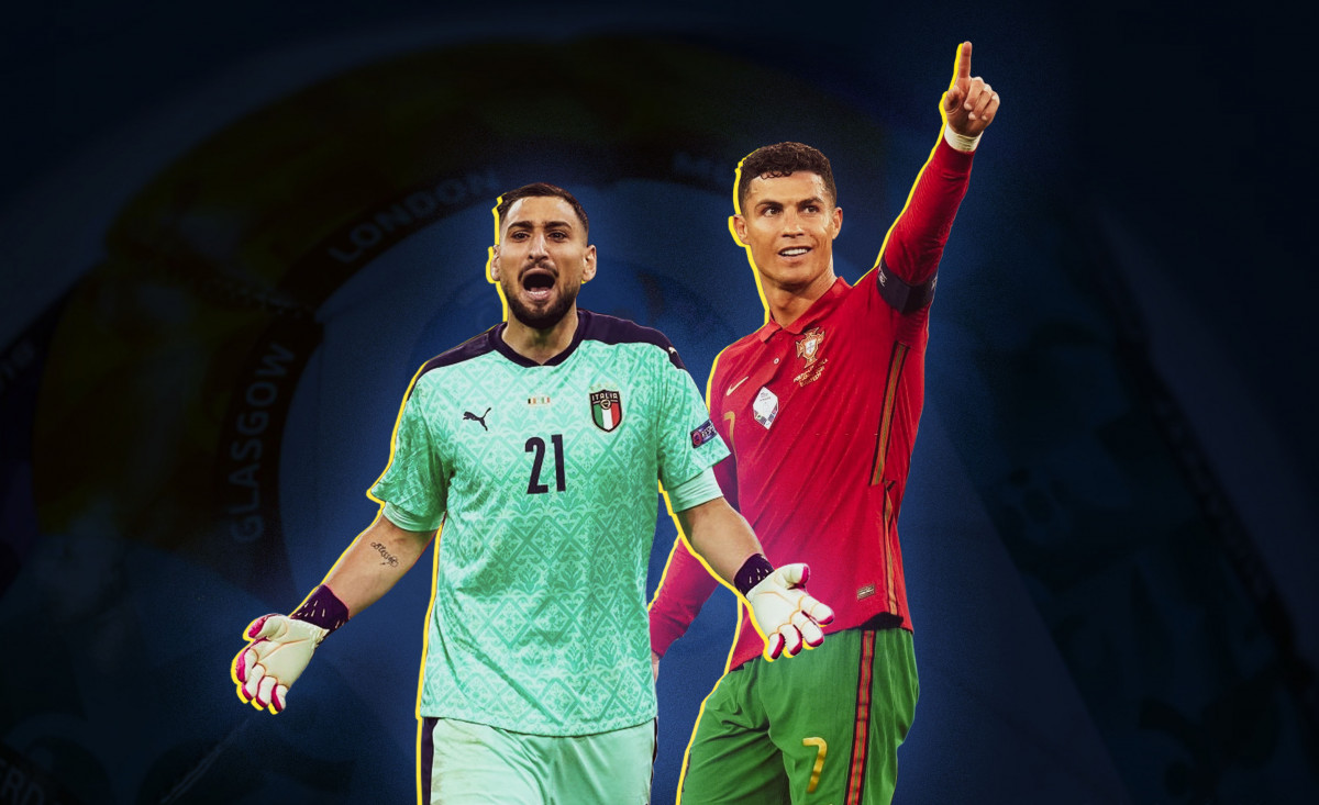 ޔޫރޯ 2020 ގެ އެންމެ މޮޅު ކުޅުންތެރިޔާގެ މަގާމު ހޯދި އިޓަލީގެ ކީޕަރު ޖިއަންލުއިޖީ ޑޮންނަރުއްމާ (ވ) އާއި އެންމެ ގިނަ ލަނޑު ޖެހި ޕޯޗުގަލްގެ ތަރި ކްރިސްޓިއާނޯ ރޮނާލްޑޯ (ކ)