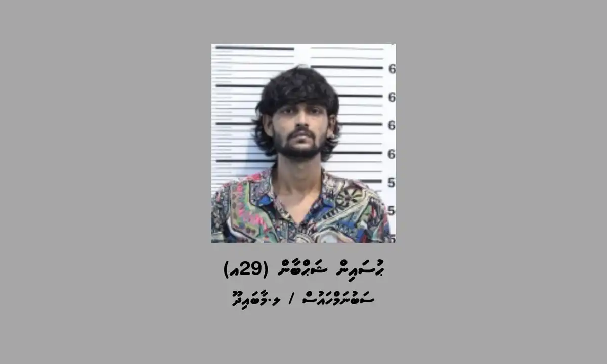 ހިޔާރޯދިގޭގެ އަލިފާނުގެ ހާދިސާ: ހައްޔަރު ކުރި ޒުވާނާގެ ބަންދަށް އިތުރު 30 ދުވަސް